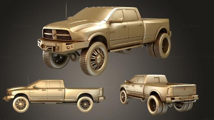 Автомобили и транспорт (Dodge Ram 2010, CARS_1314) 3D модель для ЧПУ станка